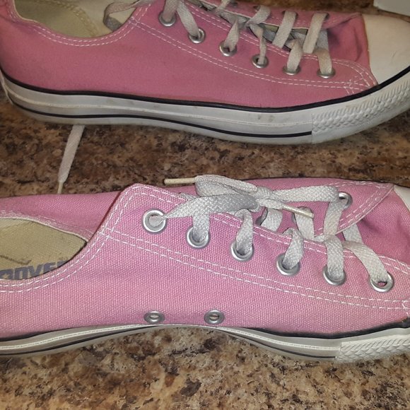 Pink All Star Converse Sz Mens 7.5 Womens 9 - Picture 5 of 7